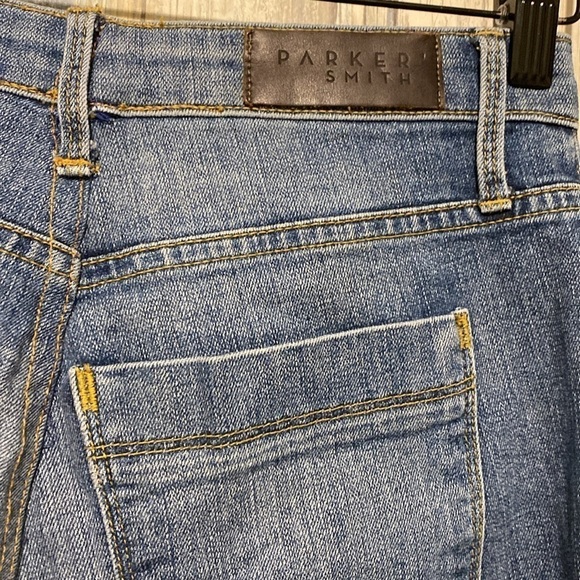 PS Parker Smith Womens Slim Fit Raw Hem Jeans In medium Wash | Size 26 - Picture 11 of 15